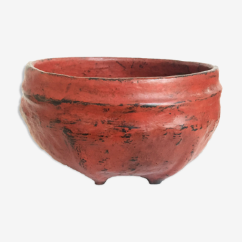 Trinket bowl with red lacquered offering nineteenth century northern Thailand