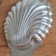 Silver metal dish shell w.rogers