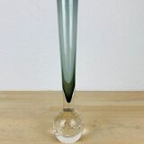 Vase glass tube Murano soliflore