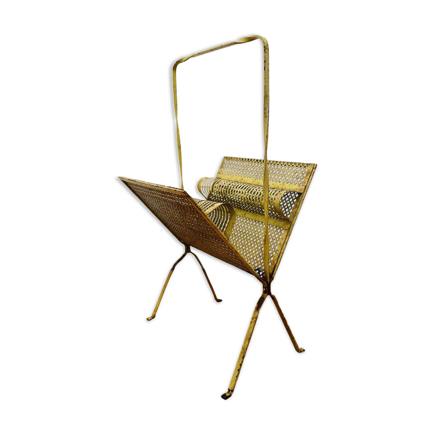 Porte disques vinyles 1950