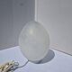 Lampe Oeuf Verre Moucheté  Blanc