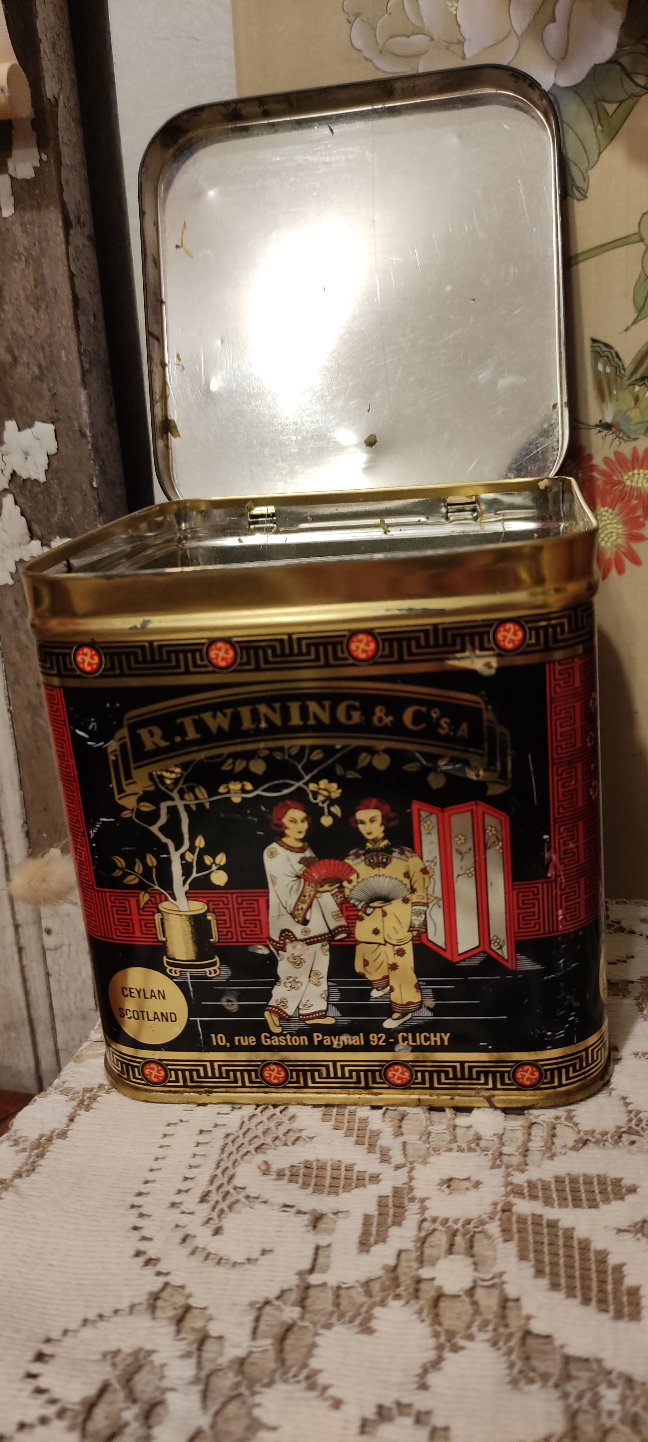 Vintage metal box