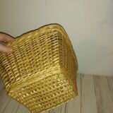 Square wicker basket