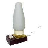 Opaline and Bakelite tulip lamp, 1950s