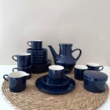 Melitta Stockholm for 6 persons, coffee set blue, 60's