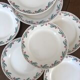 Series of plates Holly "Christmas"