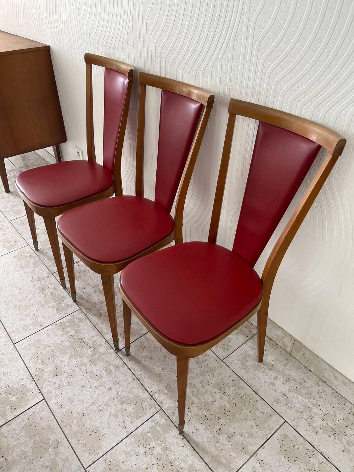 3 Baumann chairs model Palma 1960