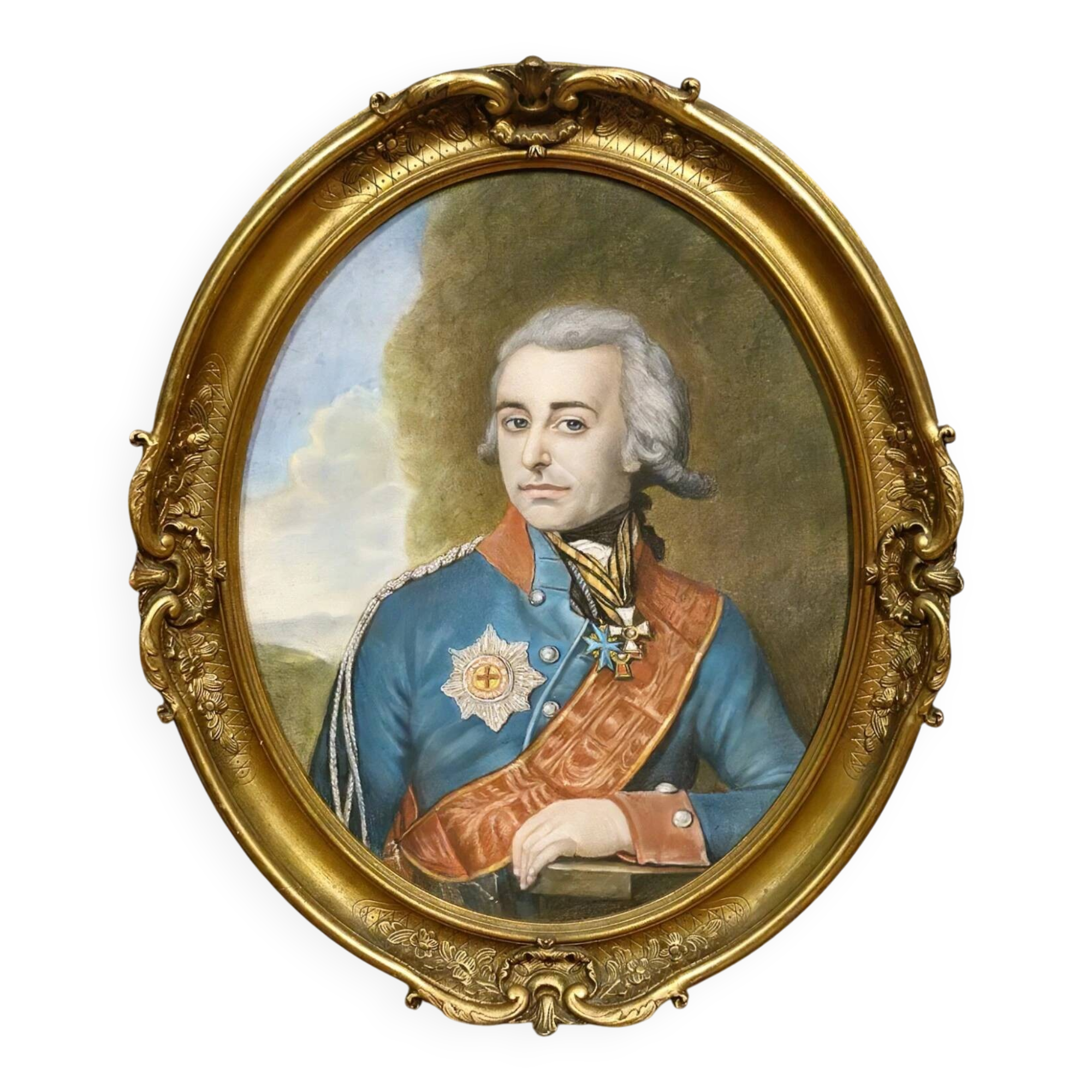 After Vladimir Lukich Borovikovsky: painting by Count Pyotr Alexandrovich