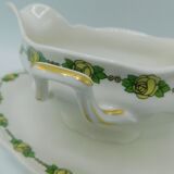 Limoges porcelain saucière - Martin Charles