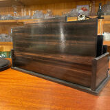 Mail door art delco wood and metal