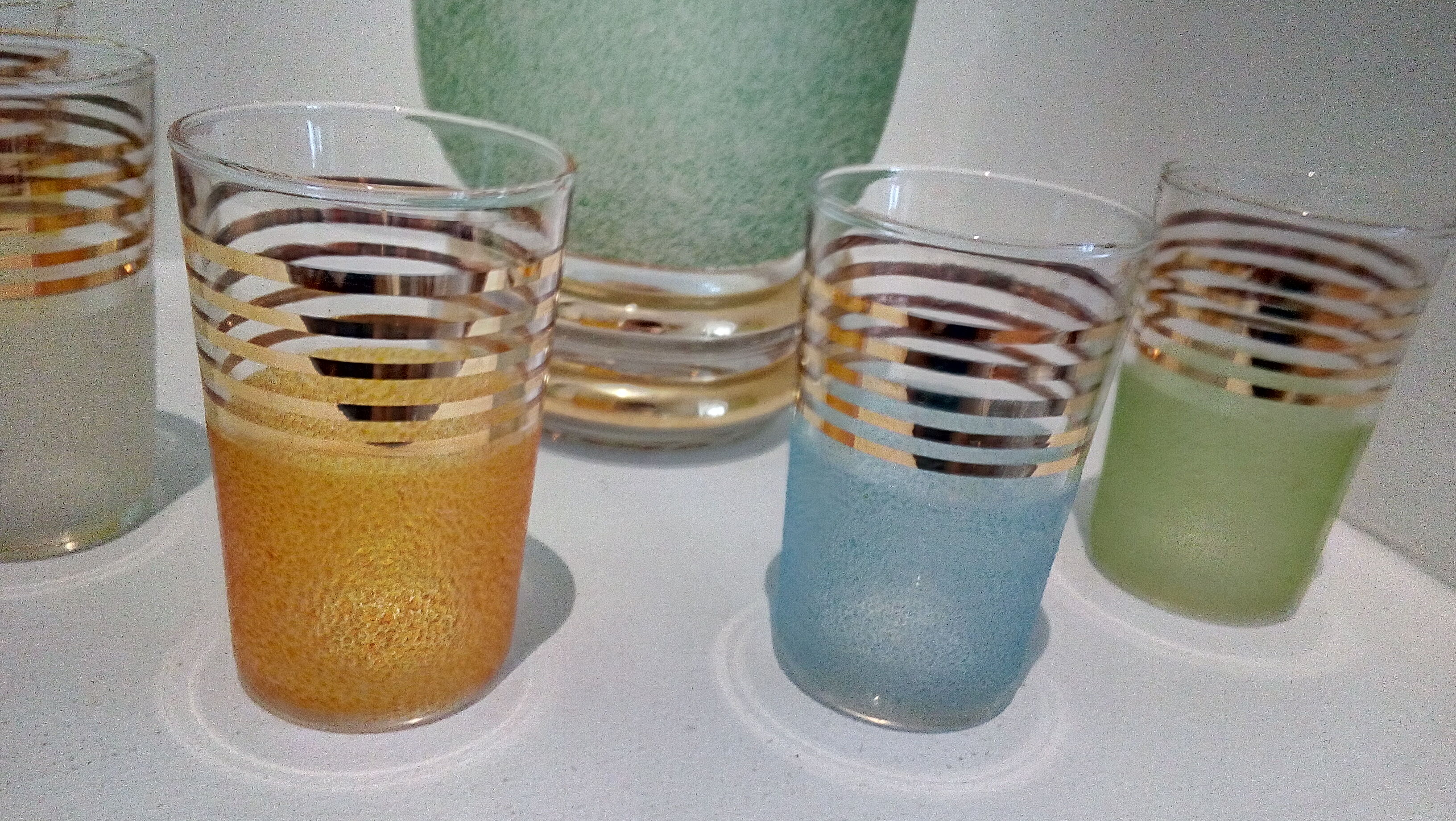 Granite liqueur service