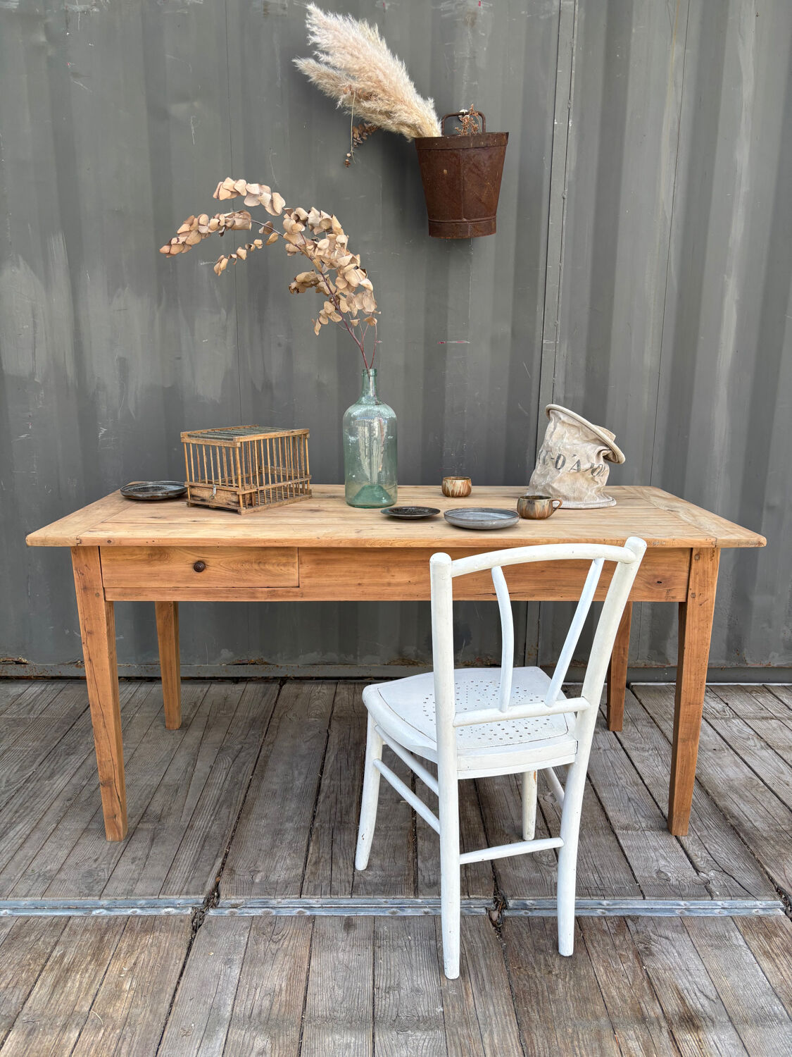 Old farmhouse table