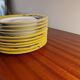 Superb set of 10 dessert plates in Limoges porcelain art deco