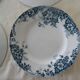 6 Flat plates MARIE lOUISE 353112 PLATES mill wolves faience blue