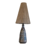 Large stoneware lamp by Jc Courjault for Keraluc