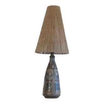 Grande lampe en grés de Jc Courjault pour Keraluc