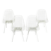 Lot De 4 Chaises "bikini" De Charles & Ray Eames Pour Herman Miller