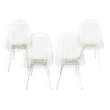 Set of 4 "Bikini" Chairs by Charles & Ray Eames for Herman Miller
