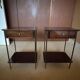 Paire de table de chevet acajou