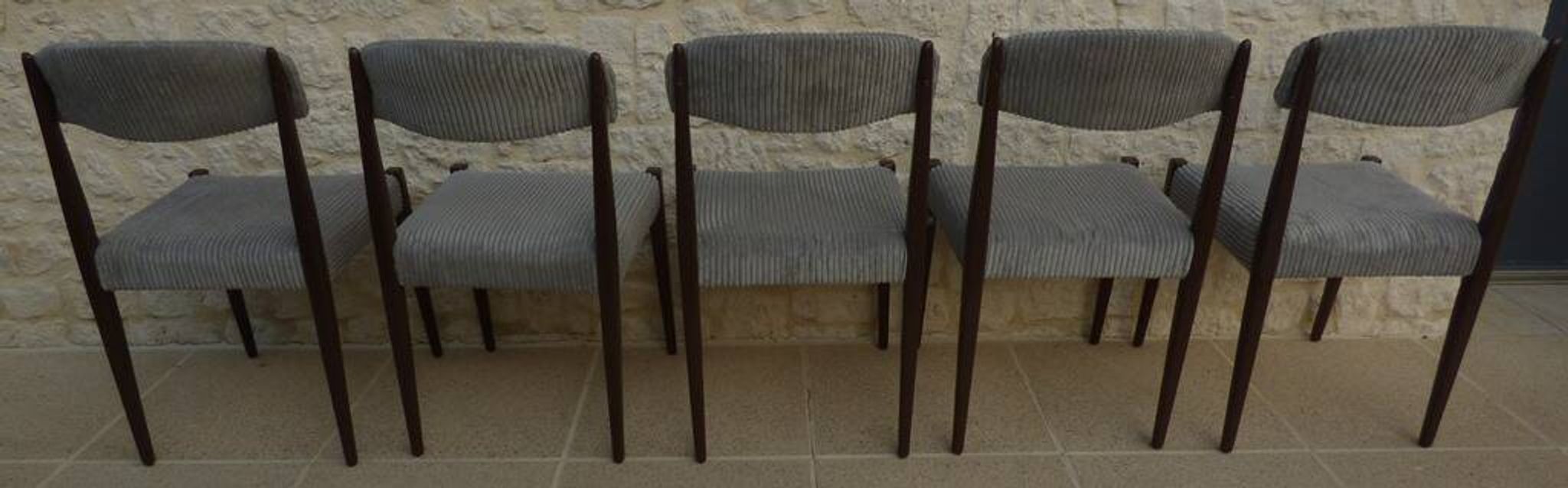 5 vintage NF14 gondola chairs from the 60s of Scandinavian design