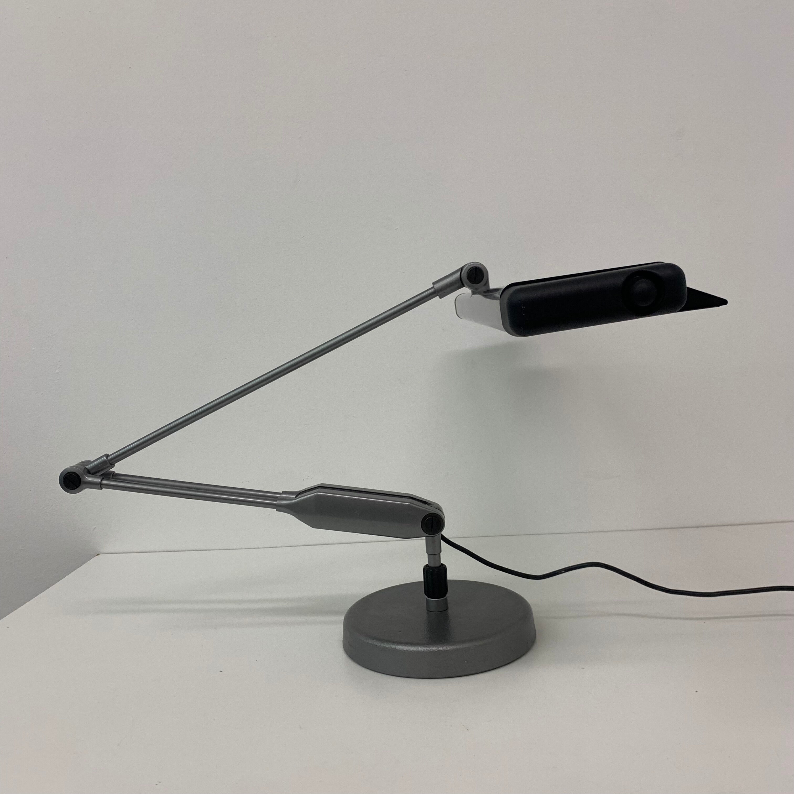 Post modern large desk lamp , 1980's