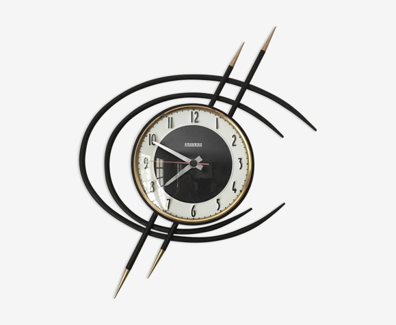 Horloge mural vintage forme libre | Selency