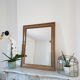 Miroir doré 83x67cm