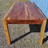 Rectangular teak dining table