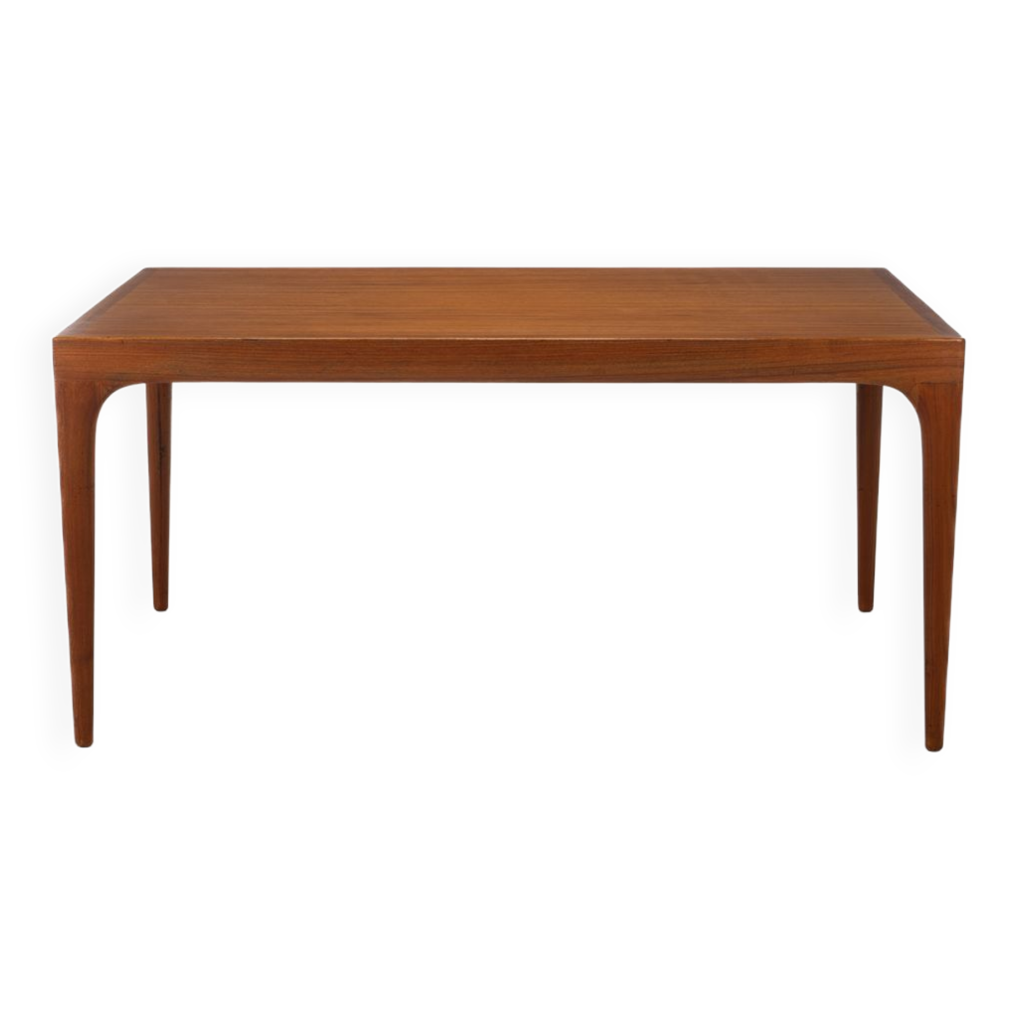 Extendable dining table in teak by Johannes Andersen for Uldum Møbelfabrik