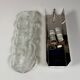 1960s 1970s Ice Glass Wall Sconce by J.T. Kalmar Franken KG Austria