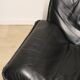 Vintage armchair by Johan Bertil Häggström for Ikéa in leather and chrome metal, 1970s