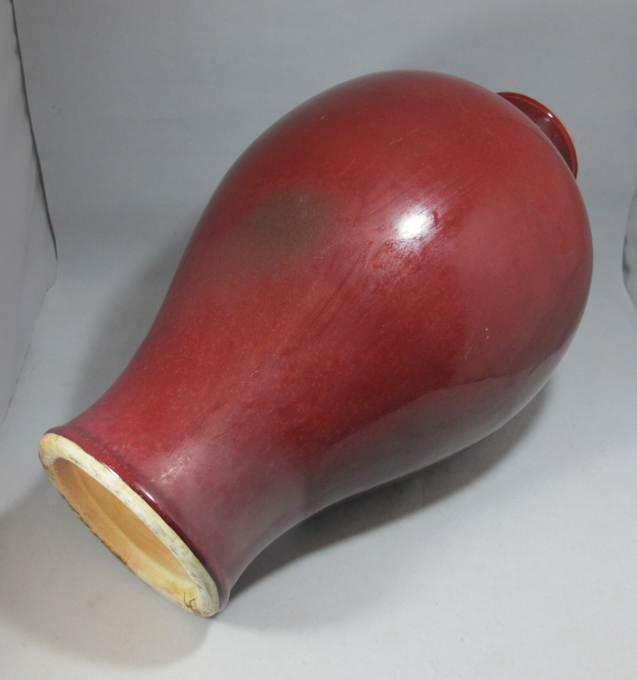Large Chinese oxblood red vase China