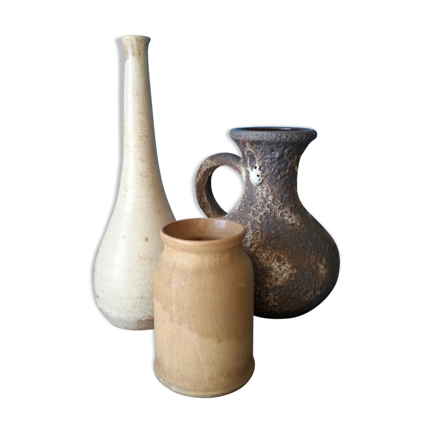Lot vase, carafe, pot