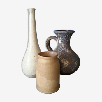 Lot vase, carafe, pot