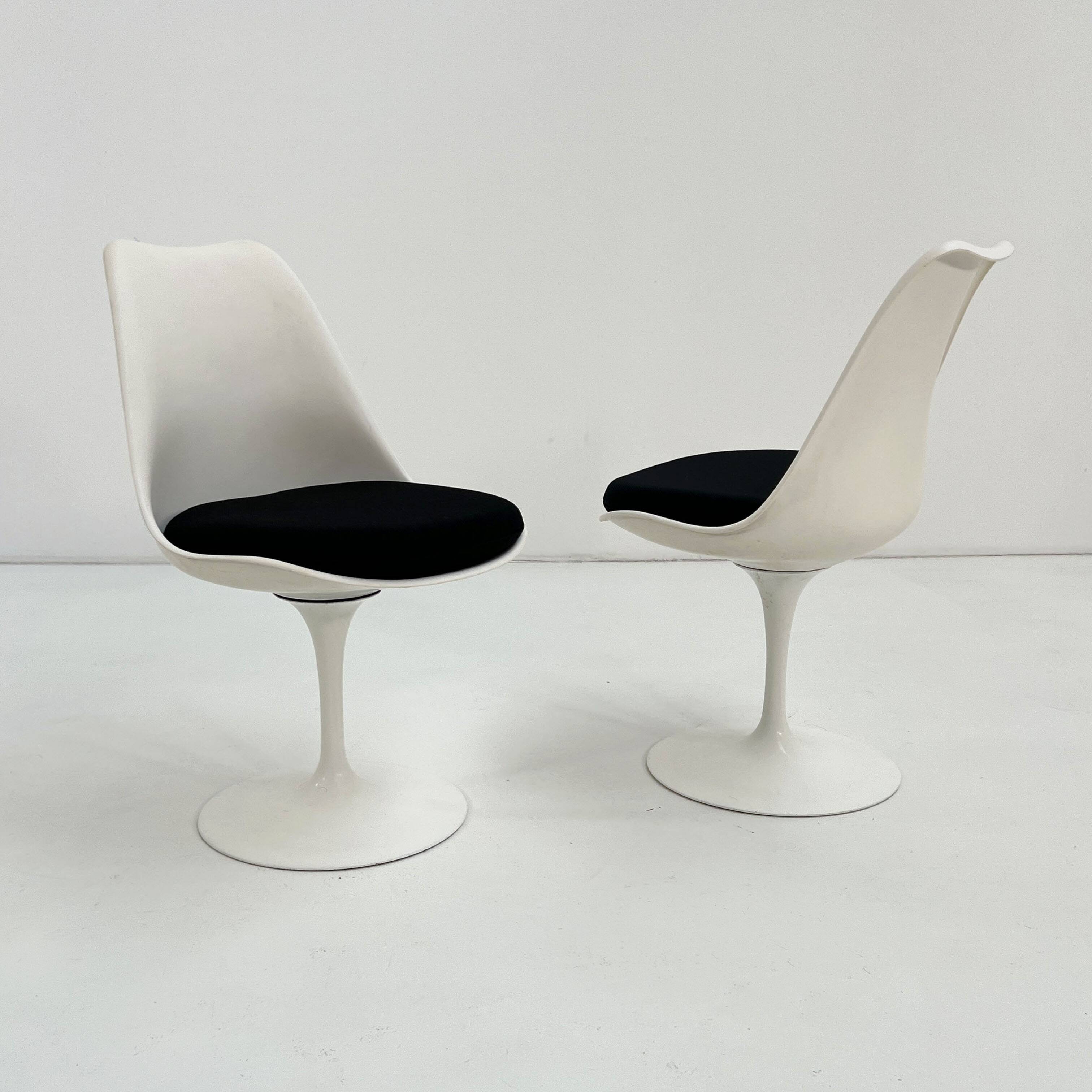 Set of 4 Tulip swivel chairs by Eero Saarinen for Knoll, 1960