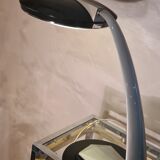 Lamp Boomerang desk made black and gray ,Fase