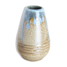 Vase 11cm ceramic with blue drips