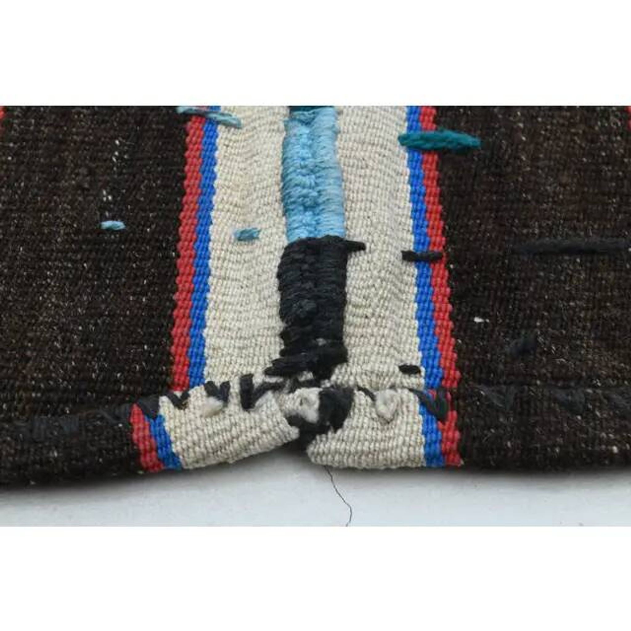 1970s Vintage Turkish Oushak Handmade Wool Cotton Beige Runner Rug 178x326