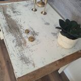 Table d'appoint style ferme