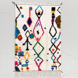 Azilal Moroccan Berber rug with colorful patterns 1.47x0.97m