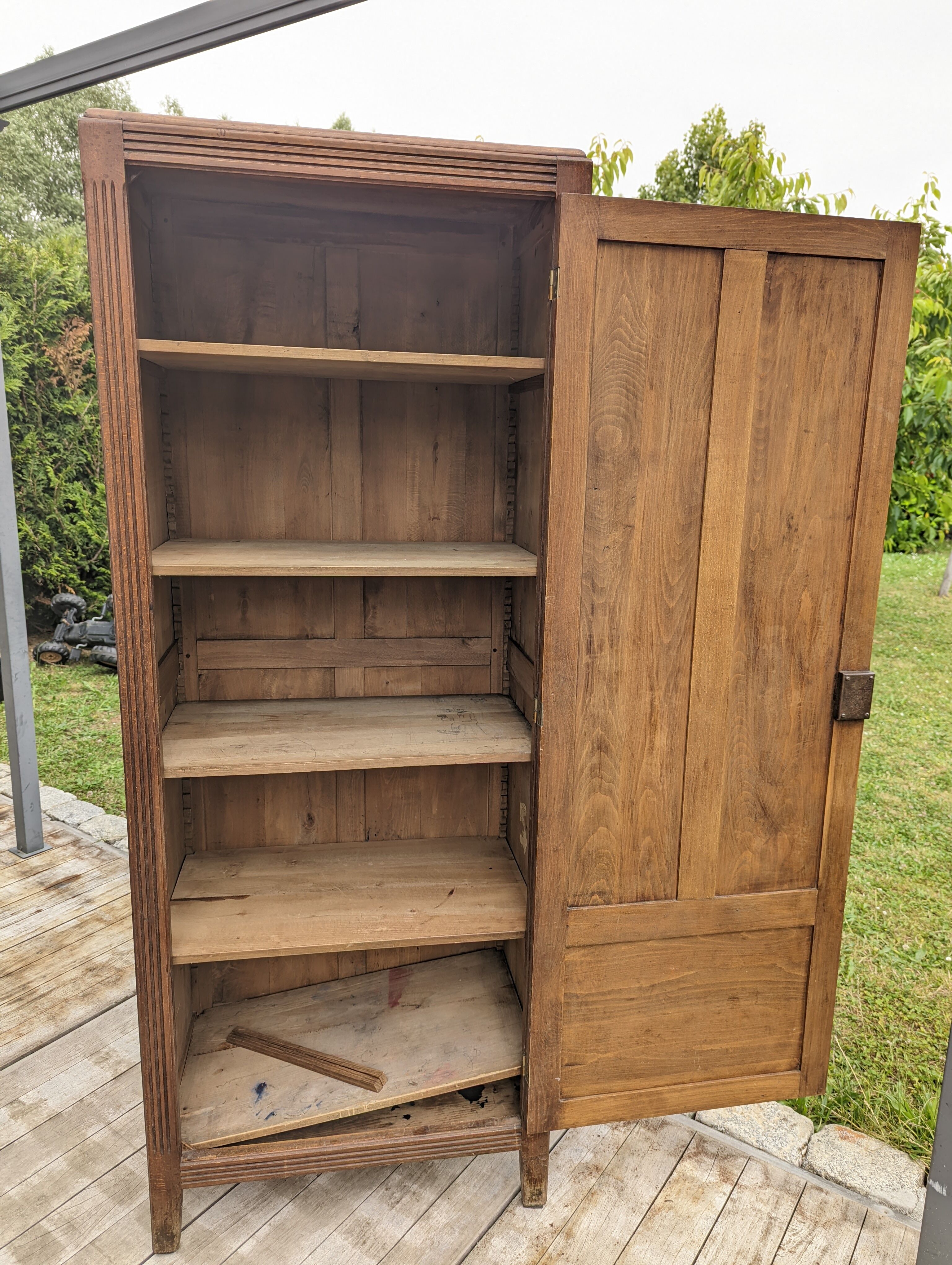 Parisian wardrobe 1 vintage door