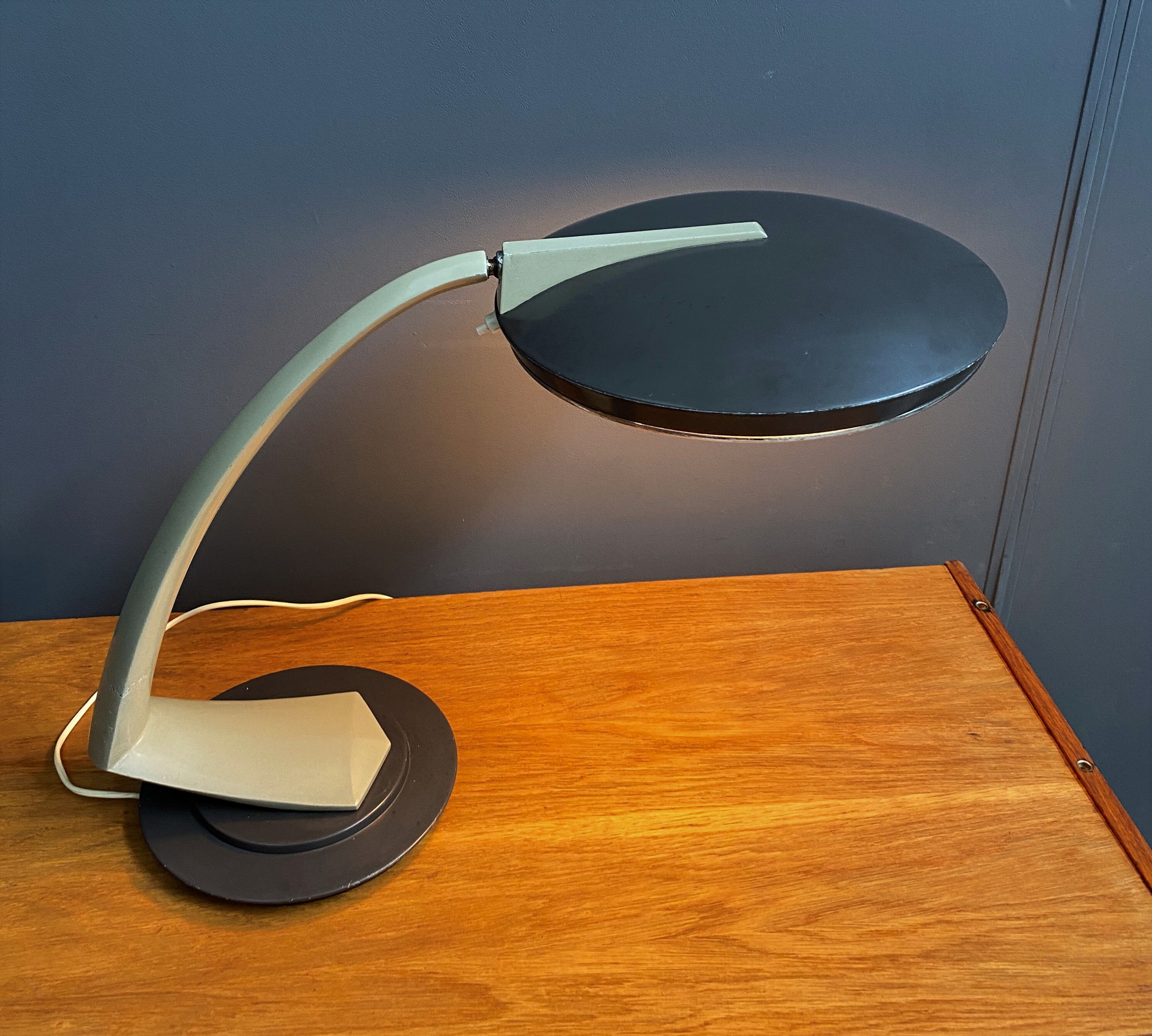 Lupela / Fase desk lamp model Boomerang 1970s