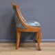 Gondola Chair in Cherry and Speckled Maple, Charles X Style – Mid-20th Century