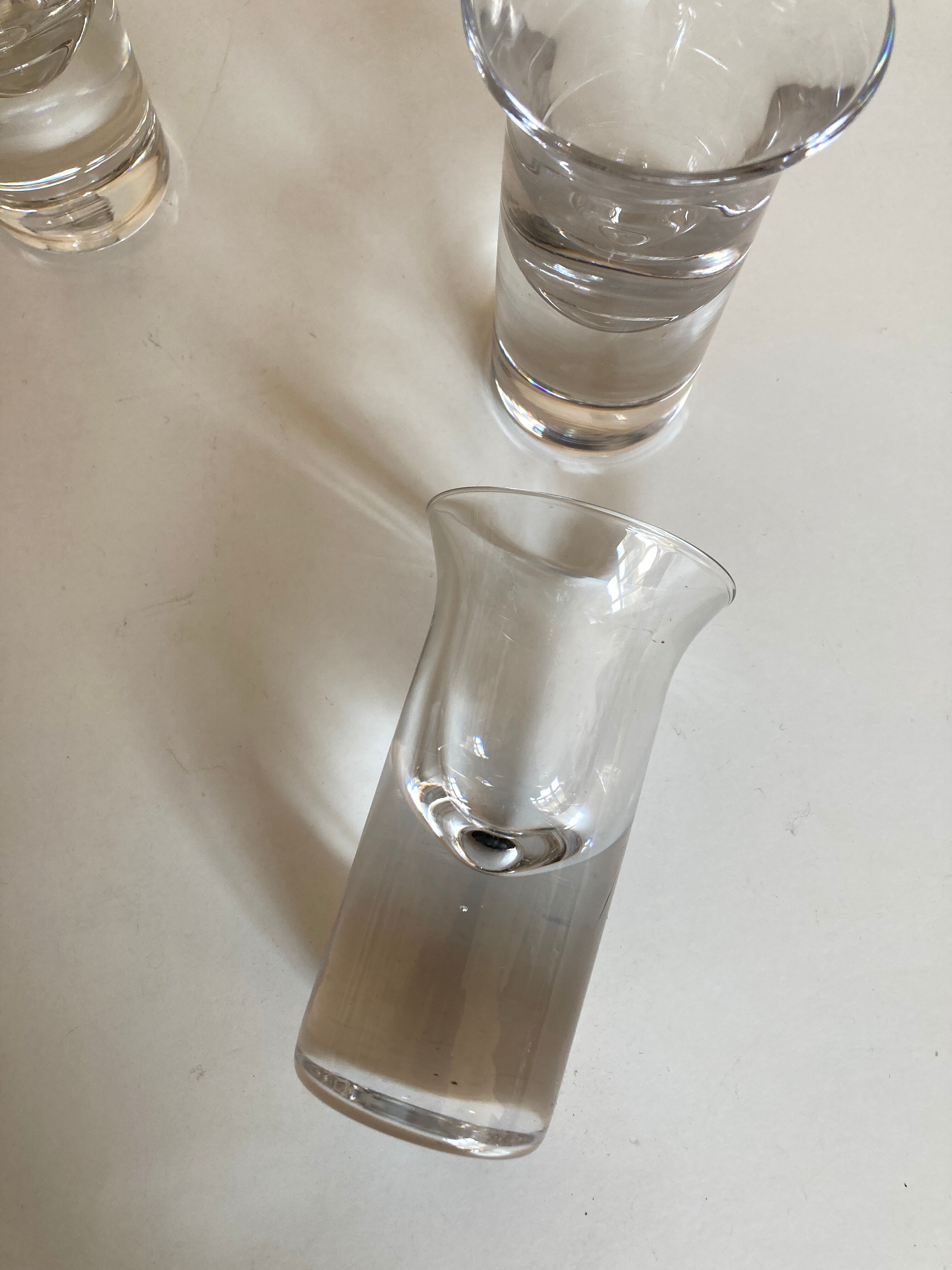 Set of 6 Scandinavian wine glasses 1970