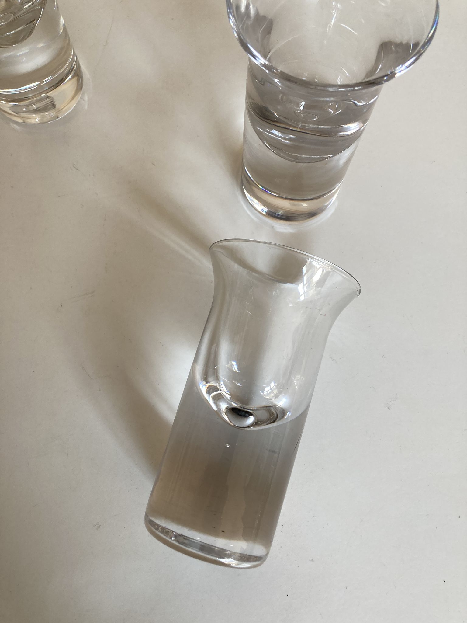 Set of 6 Scandinavian wine glasses 1970