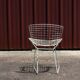 Chaise Wire blanche par Harry Bertoia pour Knoll