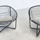 Ensemble de deux chaises longues des années 1950 par Jean Louis Bonnant