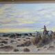 Painting, landscape of Camargue
