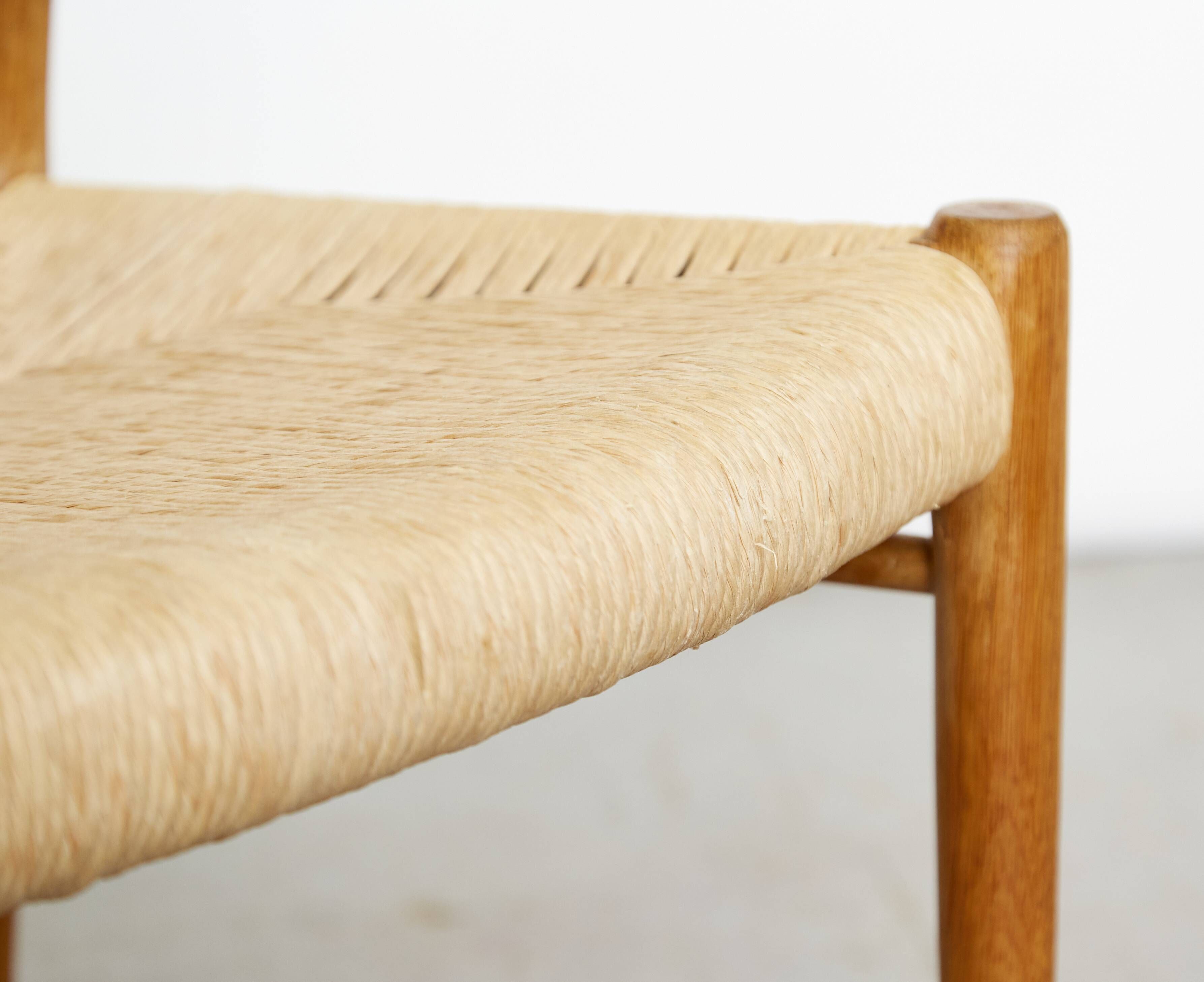 Niels Otto Møller Oak Dining Chair #75 J.L.Møller I Set of Two