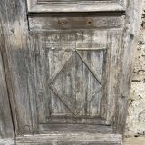 Double old oak door